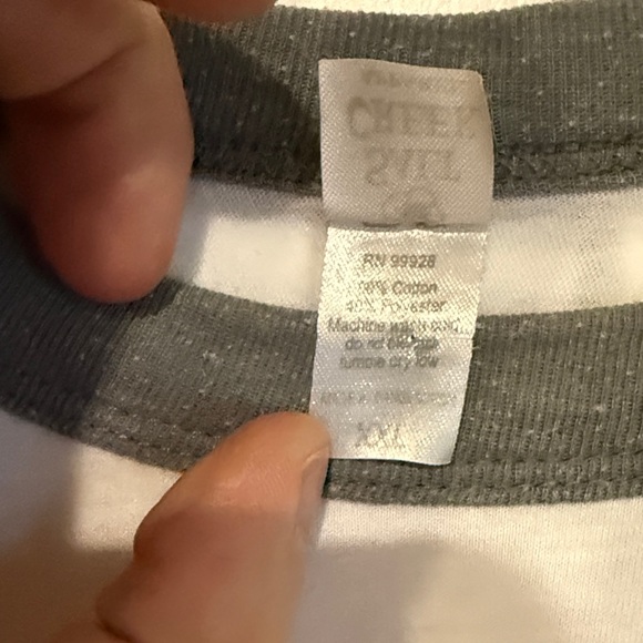 Gettysburg Womens White and Gray Tee - Picture 2 of 3